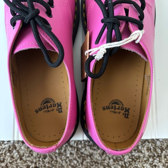 Dr. Martens | Women's 1461 Smooth Leather Oxford Shoes Size US 8 Thrift Pink - Picture 10 of 11